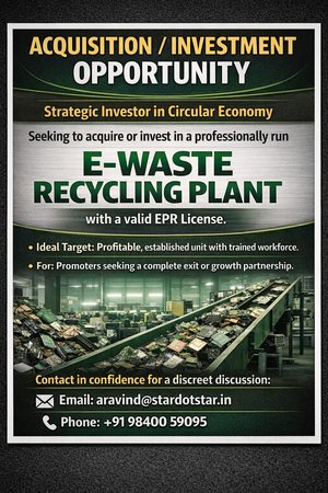 Strategic Investment Opportunity in India’s E-Waste Recycling Sector