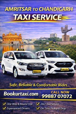 Chandigarh To Amritsar taxi