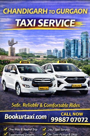 Chandiharh to Gurgaon Taxi