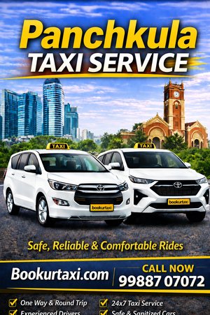 Panchkula Taxi Service BookUrTaxi - Chandigarh & Mohali Cab Booking Now 9₹ Km