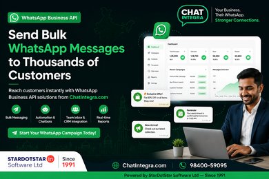 How to Send Bulk WhatsApp Messages to Thousands of Customers in India | ChatIntegra