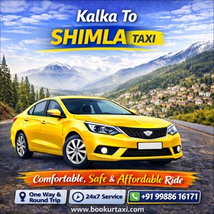 Kalka to Shimla Taxi | Booking Start ₹2250 - BookUrTaxi