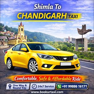 Shimla to Chandigarh Taxi | Booking - BookUrTaxi