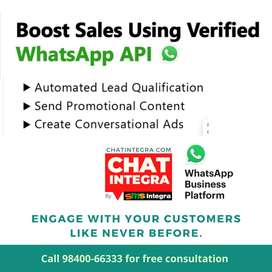 Automate your WhatsApp Business number With ChatIntegra