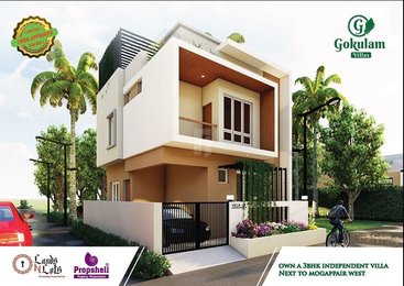 Gokulam Villa's  By PropShell developers  Nolambur Chennai.  Near Velammal Vidyalaya Annexure School