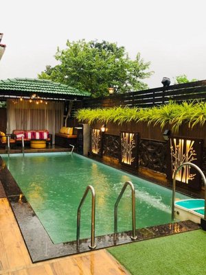 Slice Of Heaven.3-Bedroom Villa with Pool & Gazebo Near Pune International Airport