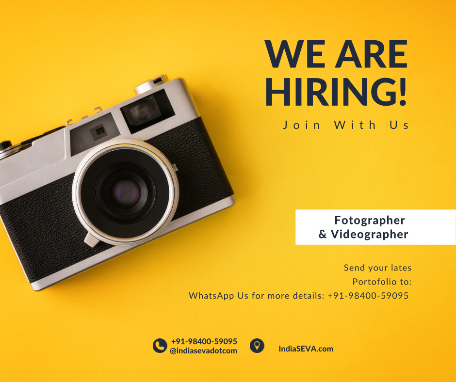 VIDEOGRAPHER JOBS IN CHENNAI