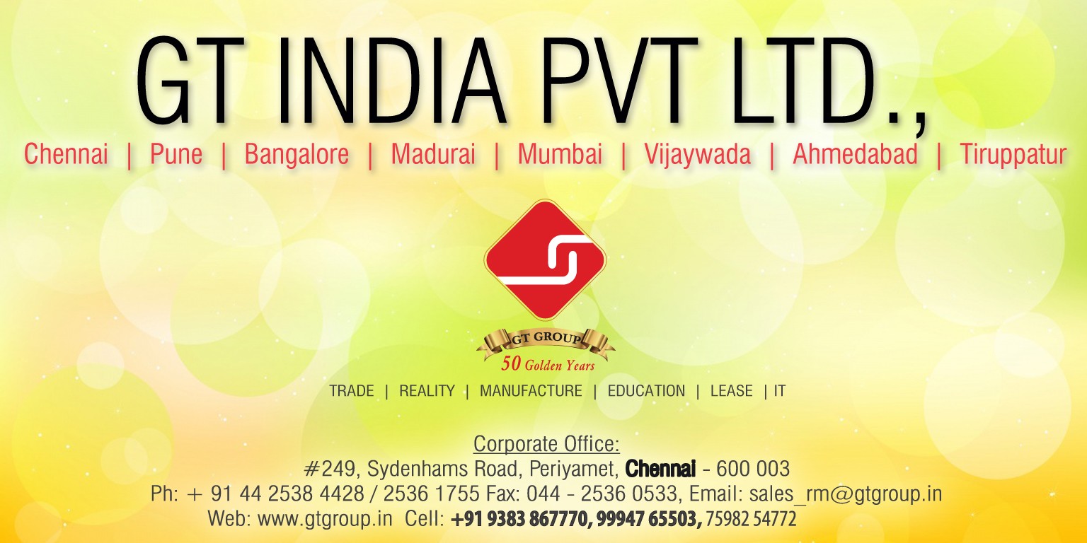 GT INDIA PRIVATE LIMITED Wholesale Import and Export  Periyamedu,Choolai,Chennai, Tamilnadu 600003, IN