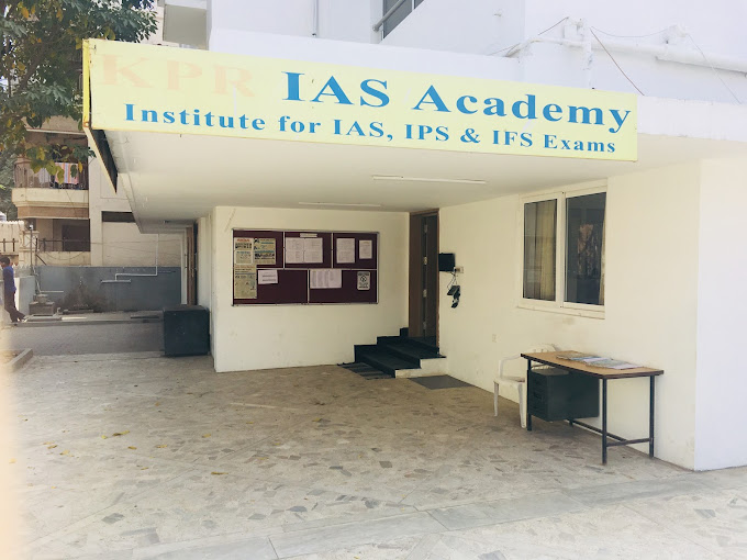 KPR IAS ACADEMY     INSTITUTE FOR IAS IPS & IFS Exams  No.5,AKS Nagar, Thadagam Road, Gandhi Park,Backside to Jain Bhavan,Coimbatore-641 001.