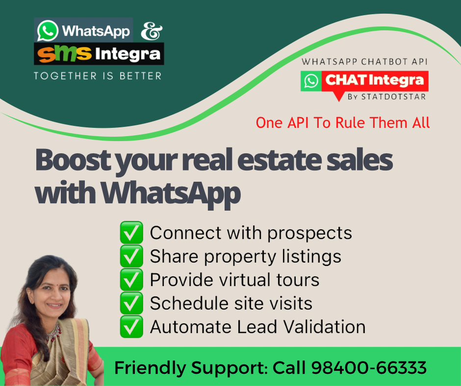 Boost your real estate sales with WhatsApp