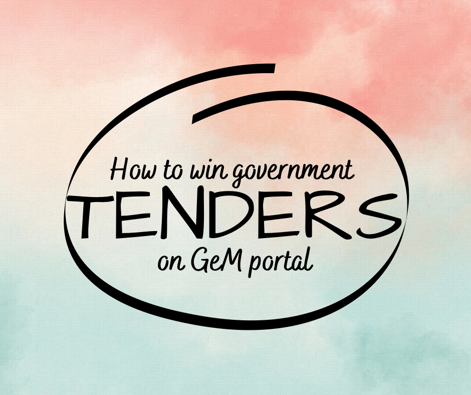 How to win government tenders on GeM portal