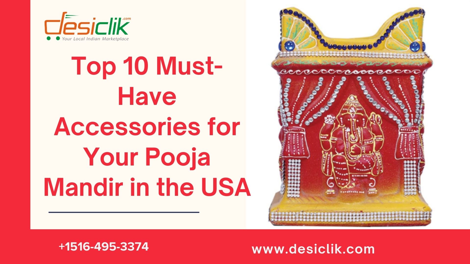 Top 10 Must-Have Accessories for Your Pooja Mandir in the USA