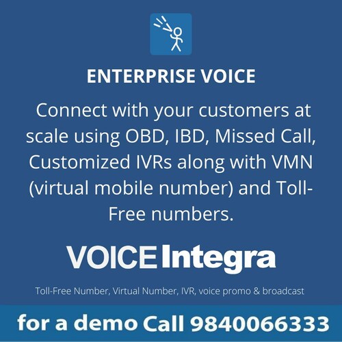 Voice Integra - An effective way of communicating with your customers!
