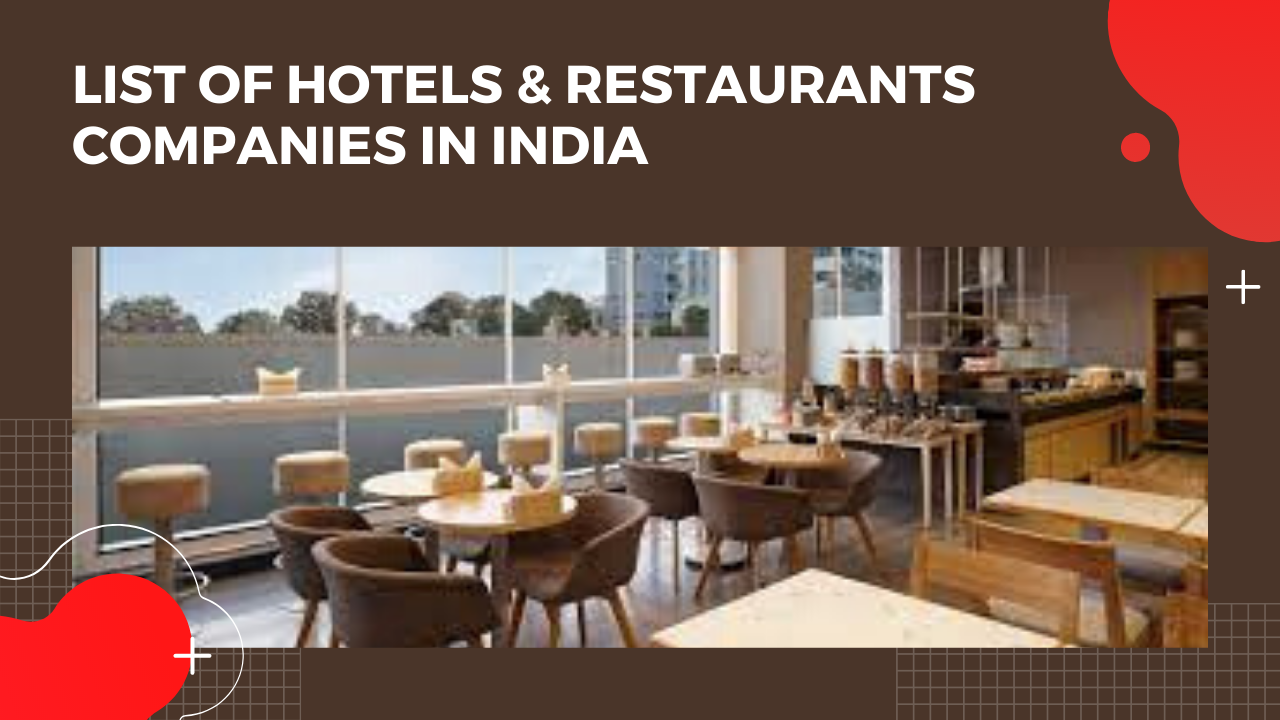 List of Hotels & Restaurants Companies in India