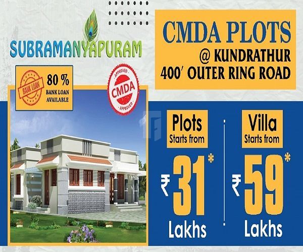 IVY Subramanyapuram  By IVY Infra and Developers  Location : Kundrathur Chennai.  Near Little Flower Matriculation Higher Secondary School