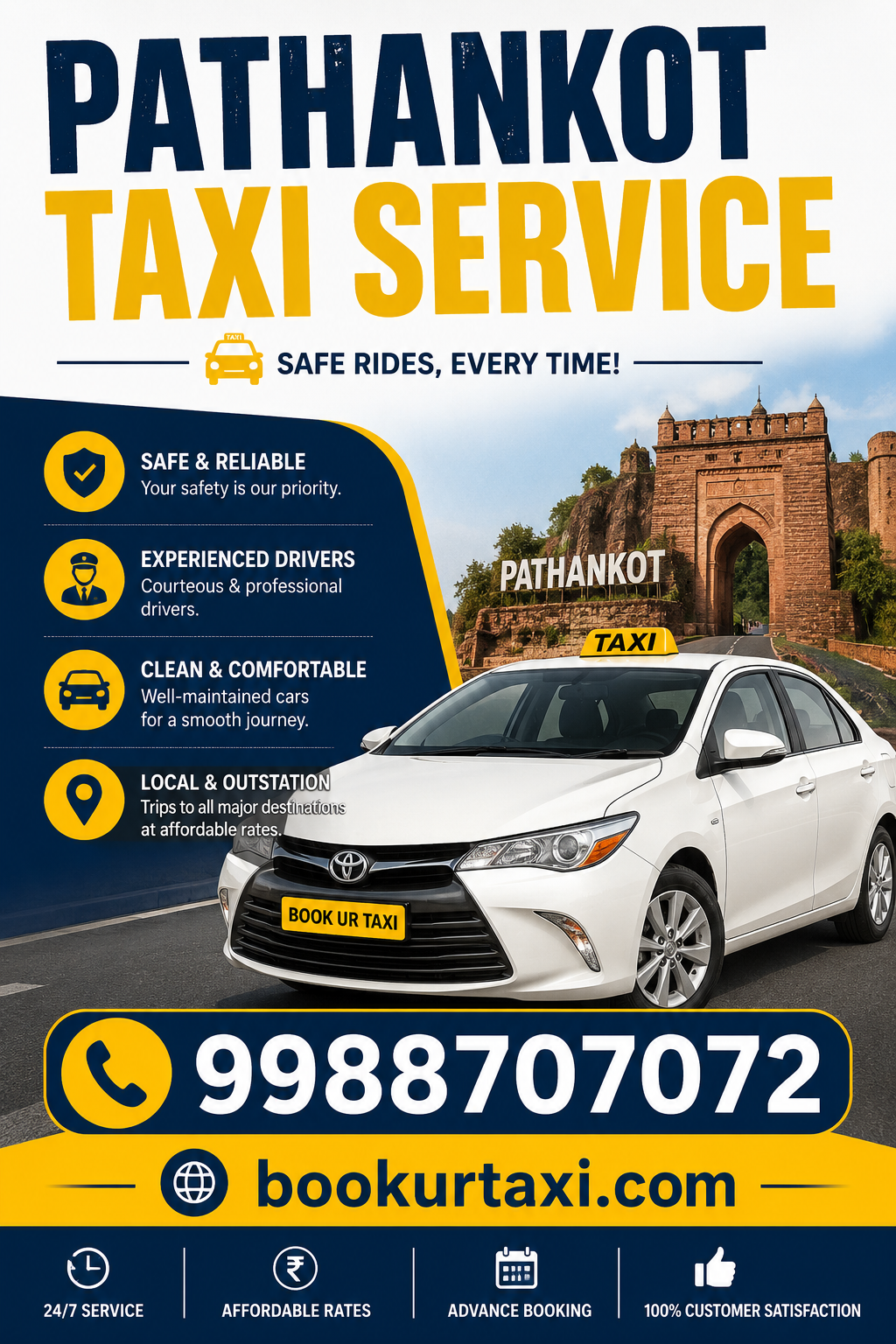 Pathankot Taxi Service cab services